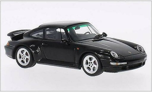Porsche 911 Turbo S 1/43 Spark schwarz 1996 modellautos