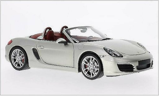 Porsche 718 S 1/18 Minichamps (981) mettalic grau 2012 modellautos