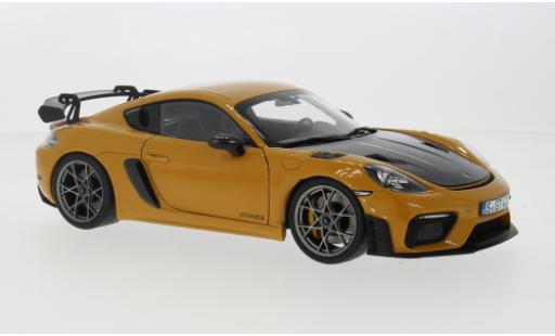 Modellautos Porsche Cayman GT4 1/18 Norev RS gelb 1:18 Porsche Cayman GT4 1/18 Norev RS gelb 1:18 modellautos