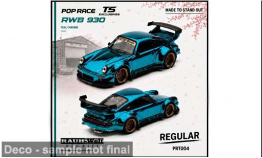 Modellautos Porsche 911 RWB t&Atilde;&frac14;rkis Tokyo Station Exclusives 1/64 Pop Race