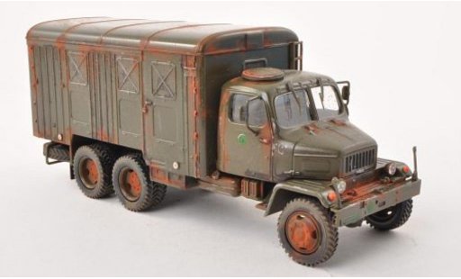 Praga V3S Kasten 1/43 Abrex olivgr&Atilde;&frac14;n tschechische Armee mit Rostspuren modellautos