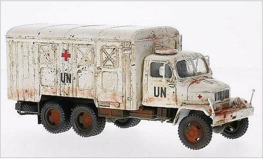 Praga V3S Base 1/43 Abrex weiss UN (Skrinovy vuz) modellautos