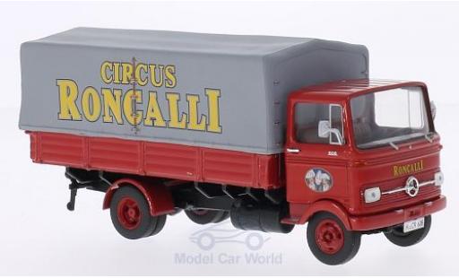 Modellautos Mercedes LP 608 1/43 Premium ClassiXXs rot Circus Roncalli mit Plane Mercedes LP 608 1/43 Premium ClassiXXs rot Circus Roncalli mit Plane modellautos