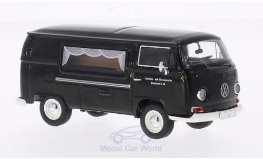 Volkswagen T2 B 1/43 Premium ClassiXXs a Kasten schwarz Gemeinde- und Sterbevereine Rohrbach Bestattungswagen modellautos