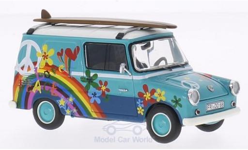 Volkswagen Typ 147 1/43 Premium ClassiXXs Fridolin türkis/weiss mit Surfboards modellautos