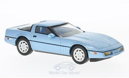 Chevrolet Corvette C4 1/43 Premium X (C4) mettalic blau 1984 modellautos