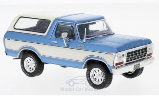 Modellautos Ford Bronco 1/43 Premium X mettalic blau/weiss 1978 Ford Bronco 1/43 Premium X mettalic blau/weiss 1978 modellautos