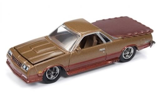 Chevrolet El Camino 1/64 Racing Champions mettalic braun 1986 modellautos