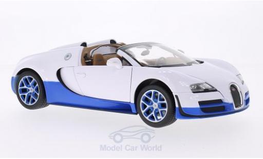 Modellautos Bugatti Veyron Grand Sport 1/18 Rastar 16.4 Grand Sport Vitesse weiss/blau Bugatti Veyron Grand Sport 1/18 Rastar 16.4 Grand Sport Vitesse weiss/blau modellautos