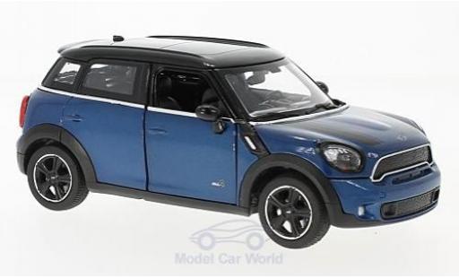 Mini Cooper S 1/24 Rastar S Countryman (R60) mettalic blau modellautos