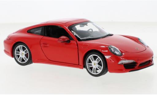 Porsche 911 1/24 Rastar Carrera S rot modellautos