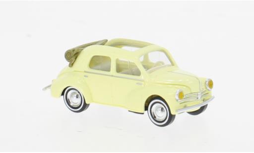 Modellautos Renault 4CV gelb/beige 1954 1/87 Busch