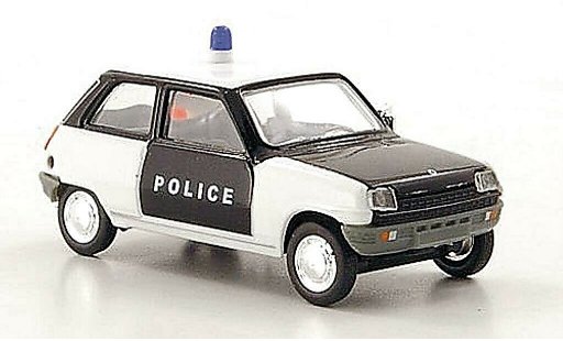 Renault 5 Base 1/87 Herpa Police (F) schwarz/weiss modellautos