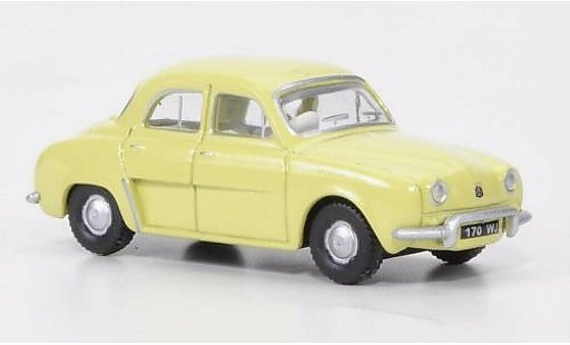 Renault Dauphine Base 1/76 Oxford gelbgr&Atilde;&frac14;n modellautos