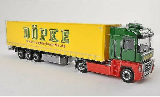Renault Magnum Base 1/87 Herpa Dopke Spedition Gardinenplanen-SZ modellautos