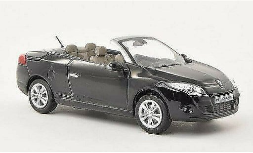 Renault Megane Coupe Cabriolet 1/43 Norev Cabrio schwarz 2009 modellautos