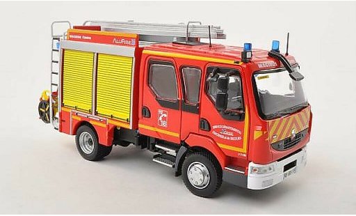 Renault Midlum Base 1/43 Eligor 220 FPTL Camiva Alufire3 Sevice Departemental Yonne Feuerwehr (F) modellautos