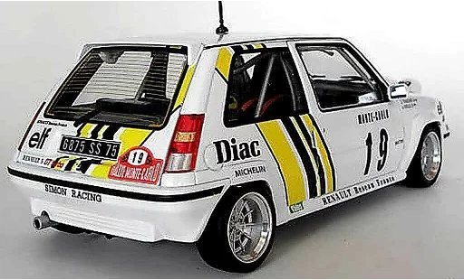 Renault 5 Turbo 1/18 Norev GT rallye jantes 13 alu modellautos