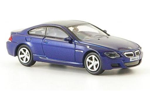 Bmw M6 1/87 Ricko blau 2006 modellautos