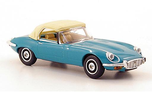 Modellautos Jaguar E-Type 1/87 Ricko Roadster türkis 1971 Verdeck fermé sans Vitrine Jaguar E-Type 1/87 Ricko Roadster türkis 1971 Verdeck fermé sans Vitrine modellautos