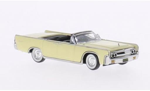 Modellautos Lincoln Continental 1/87 Ricko Cabrio gelb 1963 Lincoln Continental 1/87 Ricko Cabrio gelb 1963 modellautos