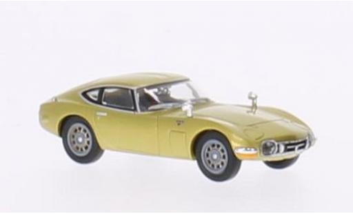 Modellautos Toyota 2000 GT 1/87 Ricko gold RHD Toyota 2000 GT 1/87 Ricko gold RHD modellautos
