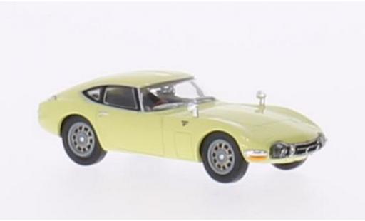 Modellautos Toyota 2000 GT 1/87 Ricko gelb RHD Toyota 2000 GT 1/87 Ricko gelb RHD modellautos