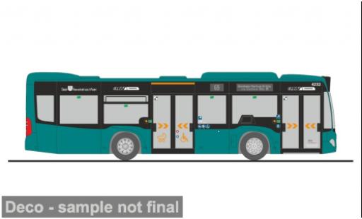 Mercedes Citaro 1/87 Rietze K 2012 traffiQ Frankfurt 1:87 modellautos