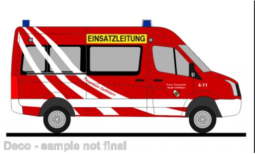 Volkswagen Crafter 1/87 Rietze bus HD pompiers Ostfildern modellautos