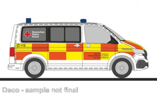 Modellautos Volkswagen T6 1/87 Rietze .1 bus DRK services de secours Potsdam - Mittelmark Volkswagen T6 1/87 Rietze .1 bus DRK services de secours Potsdam - Mittelmark modellautos