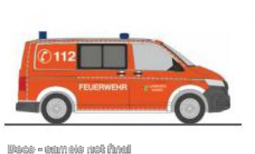 Modellautos Volkswagen T6 1/87 Rietze .1 pompiers Landkreis Kassel Volkswagen T6 1/87 Rietze .1 pompiers Landkreis Kassel modellautos