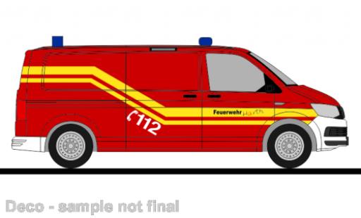 Modellautos Volkswagen T6 1/87 Rietze bus pompiers Hürth Volkswagen T6 1/87 Rietze bus pompiers Hürth modellautos