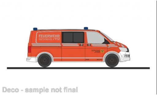 Modellautos Volkswagen T6 1/87 Rietze demi bus pompiers Gelnhausen West Volkswagen T6 1/87 Rietze demi bus pompiers Gelnhausen West modellautos