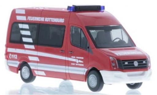 Volkswagen Crafter 1/87 Rietze Bus Feuerwehr Rottenburg 2011 modellautos