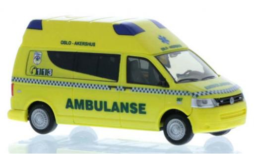 Modellautos Volkswagen T5 1/87 Rietze Ambulanse (NO) 2010 Volkswagen T5 1/87 Rietze Ambulanse (NO) 2010 modellautos