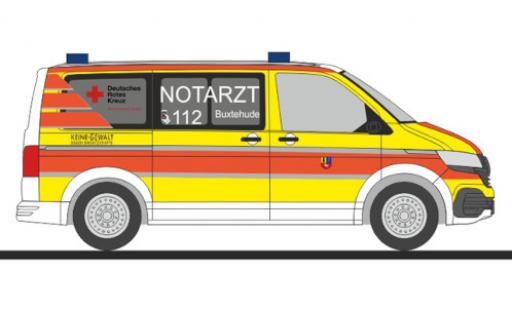 Modellautos Volkswagen T6 1/87 Rietze .1 Bus DRK Buxtehude Volkswagen T6 1/87 Rietze .1 Bus DRK Buxtehude modellautos