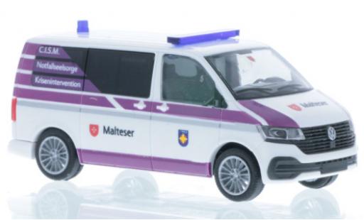 Modellautos Volkswagen T6 1/87 Rietze .1 Bus Malteser Wilhelmshaven Volkswagen T6 1/87 Rietze .1 Bus Malteser Wilhelmshaven modellautos