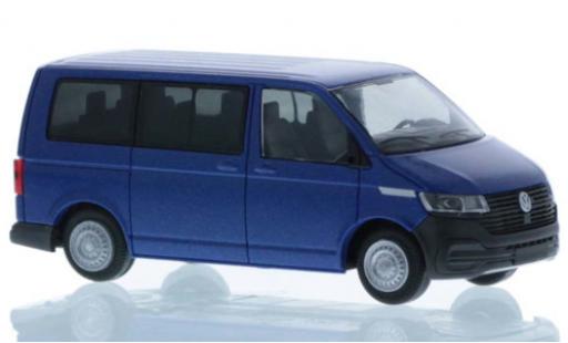 Modellautos Volkswagen T6 1/87 Rietze .1 mettalic blau court- empattement Volkswagen T6 1/87 Rietze .1 mettalic blau court- empattement modellautos