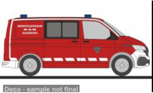 Modellautos Volkswagen T6 1/87 Rietze .1 Werkfeuerwehr MAN Augsburg 1:87 Volkswagen T6 1/87 Rietze .1 Werkfeuerwehr MAN Augsburg 1:87 modellautos