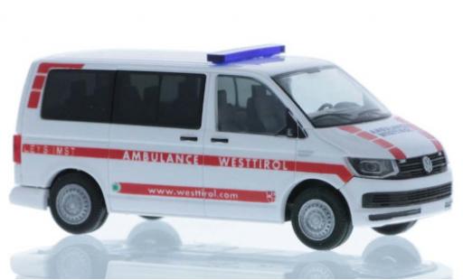 Modellautos Volkswagen T6 1/87 Rietze Ambulance Westtirol court- empattement Volkswagen T6 1/87 Rietze Ambulance Westtirol court- empattement modellautos