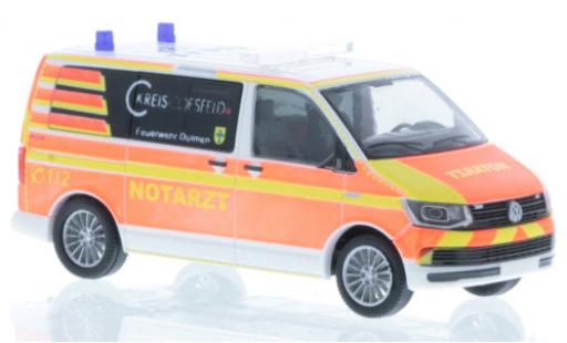 Modellautos Volkswagen T6 1/87 Rietze Bus Notarzt Feuerwehr Dülmen Volkswagen T6 1/87 Rietze Bus Notarzt Feuerwehr Dülmen modellautos