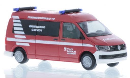 Modellautos Volkswagen T6 1/87 Rietze Feuerwehr Bochum C-Dienst Volkswagen T6 1/87 Rietze Feuerwehr Bochum C-Dienst modellautos