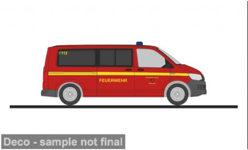 Modellautos Volkswagen T6 1/87 Rietze Feuerwehr Lübeck 1:87 Volkswagen T6 1/87 Rietze Feuerwehr Lübeck 1:87 modellautos