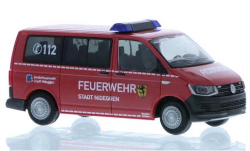 Modellautos Volkswagen T6 1/87 Rietze Feuerwehr Nideggen court- empattement Volkswagen T6 1/87 Rietze Feuerwehr Nideggen court- empattement modellautos