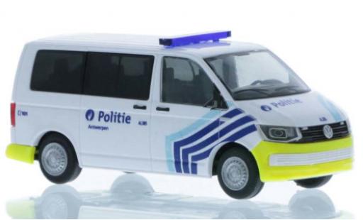 Modellautos Volkswagen T6 1/87 Rietze Politie (BE) court- empattement Volkswagen T6 1/87 Rietze Politie (BE) court- empattement modellautos