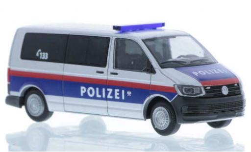 Modellautos Volkswagen T6 1/87 Rietze Polizei (AT) plus long empattement Volkswagen T6 1/87 Rietze Polizei (AT) plus long empattement modellautos
