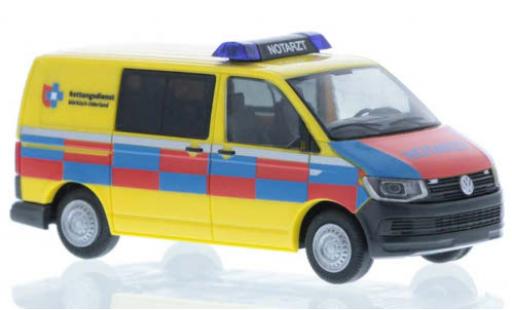 Modellautos Volkswagen T6 1/87 Rietze Rettungsdienst Märkisch-Oderland court- empattement Volkswagen T6 1/87 Rietze Rettungsdienst Märkisch-Oderland court- empattement modellautos