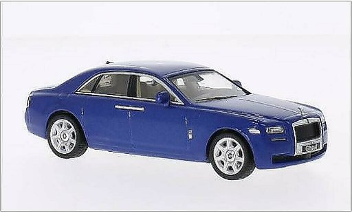 Rolls Royce Ghost Base 1/43 WhiteBox mettalic blau 2009 modellautos