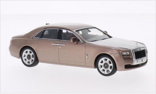 Rolls Royce Ghost Base 1/43 IXO mettalic braun/grau 2010 modellautos