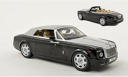 Rolls Royce Phantom Drophead Coupe 1/43 Kyosho schwarz/grau LHD modellautos